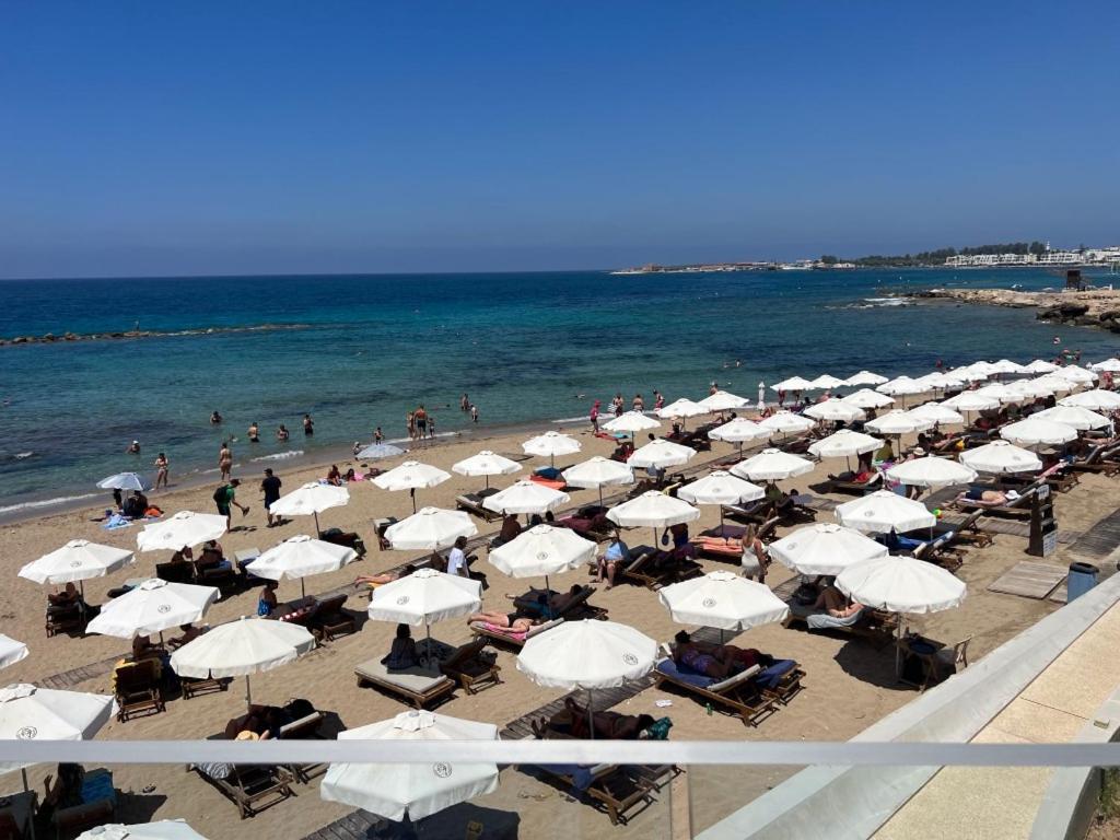 Modern 2Br Apartment With Pool, Veranda & Garden In Paphos Exterior foto